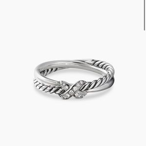 GENTLY WORN DAVID YURMAN PETITE X RING
